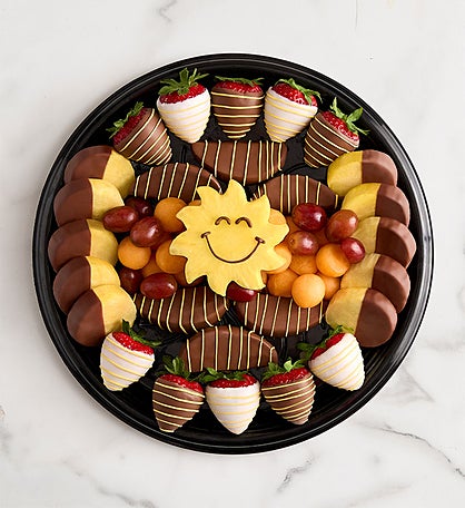 Perfectly Plated Dipped Fruit Platter for Summer