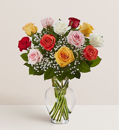 Rose Elegance Premium Long Stem Assorted Roses